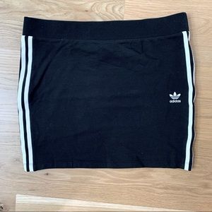 Adidas Classic Black and White Skirt